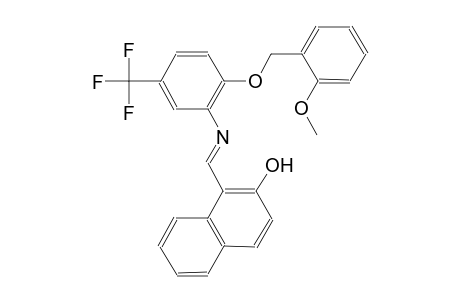 2-naphthalenol, 1-[(E)-[[2-[(2-methoxyphenyl)methoxy]-5-(trifluoromethyl)phenyl]imino]methyl]-