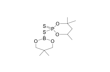 2-(4,4,6-TRIMETHYL-2-THIOXO-1,3,2-DIOXAPHOSPHORINAN-2-YLTHIO)-5,5-DIMETHYL-1,3,2-DIOXABORINANE