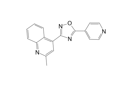 3-(2-Methyl-4-quinolinyl)-5-pyridin-4-yl-1,2,4-oxadiazole