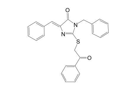 3-Benzyl-5-benzylidene-2-phenacylsulfanyl-imidazol-4-one