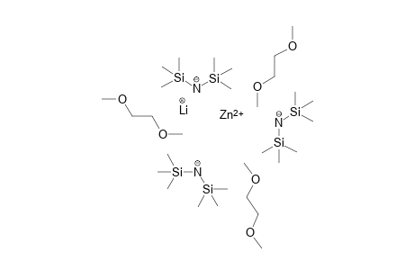 Lithium-tris[bis(trimethylsilyl)amido]zincate.3 1,2-Dimethoxyethane
