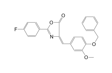 5(4H)-oxazolone, 2-(4-fluorophenyl)-4-[[3-methoxy-4-(phenylmethoxy)phenyl]methylene]-, (4E)-