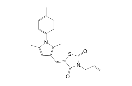 (5Z)-3-allyl-5-{[2,5-dimethyl-1-(4-methylphenyl)-1H-pyrrol-3-yl]methylene}-1,3-thiazolidine-2,4-dione