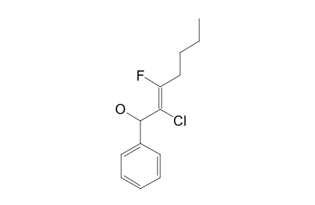 2-CHLORO-3-FLUORO-1-PHENYLHEPT-2-EN-1-OL