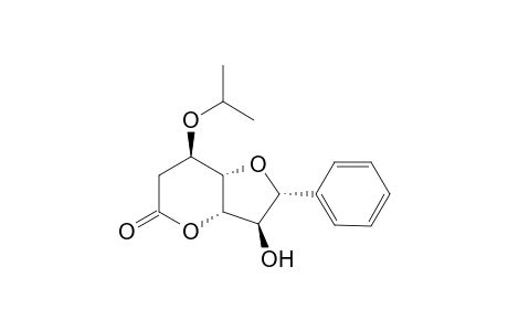 3-Hydroxy-7-isopropoxy-2-phenylperhydrofurano[3,2-b]pyran-5-one