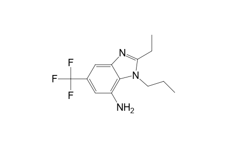 1H-Benzimidazol-7-amine, 2-ethyl-1-propyl-5-(trifluoromethyl)-