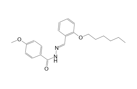 N'-{(E)-[2-(hexyloxy)phenyl]methylidene}-4-methoxybenzohydrazide