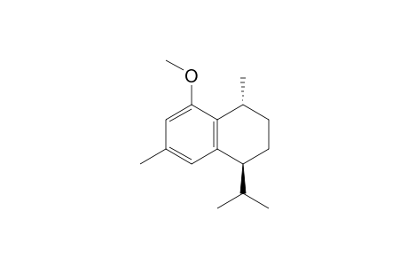 Naphthalene, 1,2,3,4-tetrahydro-5-methoxy-4,7-dimethyl-1-(1-methylethyl)-, (1S-trans)-