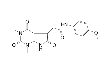 1H-Pyrrolo[2,3-d]pyrimidine-5-acetamide, 2,3,4,5,6,7-hexahydro-N-(4-methoxyphenyl)-1,3-dimethyl-2,4,6-trioxo-