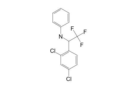 N-[1-(2,4-DICHLOROPHENYL)-2,2,2-TRIFLUOROETHYL]-ANILINE