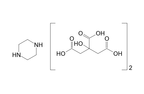 piperazine, citrate (1:2)