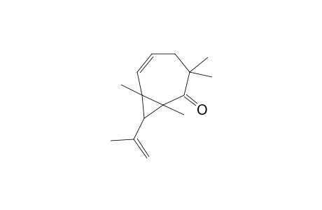 8-Isopropenyl-1,3,3,7-tetramethyl-bicyclo[5.1.0]oct-5-en-2-one
