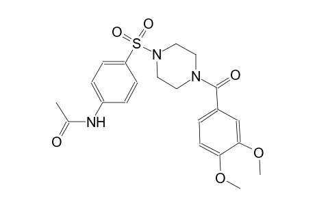 acetamide, N-[4-[[4-(3,4-dimethoxybenzoyl)-1-piperazinyl]sulfonyl]phenyl]-