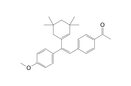 1-(4''-Acetylphenyl)-2-(4"-methoxyphenyl)-2-( 3',3',5',5'-tetramethylcyclohex-1'-enyl)ethene