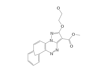 2-(2'-hydroxyethoxy)-3-methoxycarbonyl-6,11-methanocyclodeca[g]pyrazolo[5,1-c](1,2,4)triazine