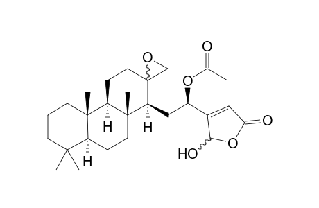 (16R)-Acetoxy-(25R,S)-hydroxy-13,24-epoxy-cheilanth-17-en-19,25-olide
