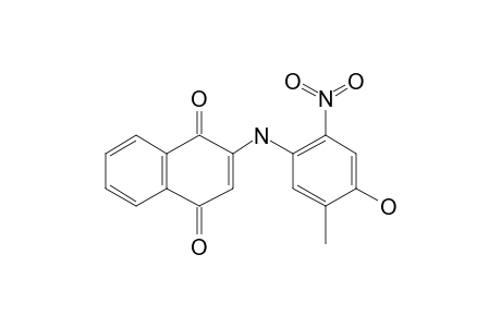 2-[(4-Hydroxy-5-methyl-2-nitrophenyl)amino]-1,4-dihydronaphthalene-1,4-dione