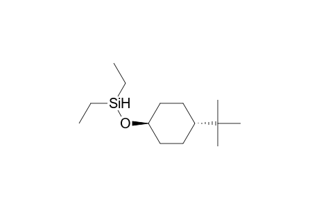 Silane, [[4-(1,1-dimethylethyl)cyclohexyl]oxy]diethyl-, trans-