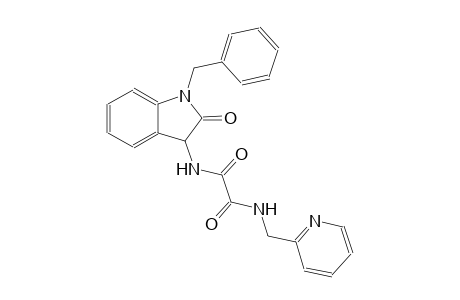 ethanediamide, N~1~-[2,3-dihydro-2-oxo-1-(phenylmethyl)-1H-indol-3-yl]-N~2~-(2-pyridinylmethyl)-