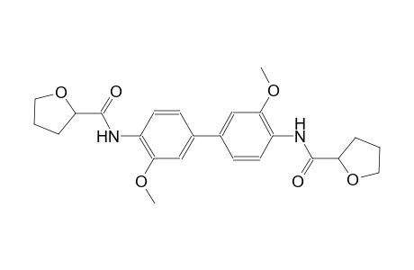 N-{3,3'-dimethoxy-4'-[(tetrahydro-2-furanylcarbonyl)amino][1,1'-biphenyl]-4-yl}tetrahydro-2-furancarboxamide
