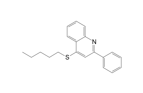 2-Phenyl-4-n-pentylthioquinoline