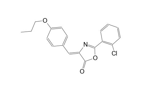 (4Z)-2-(2-chlorophenyl)-4-(4-propoxybenzylidene)-1,3-oxazol-5(4H)-one