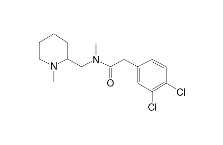 2-(3,4-Dichlorophenyl)-N-methyl-N-[(1-methyl-2-piperidinyl)methyl]acetamide