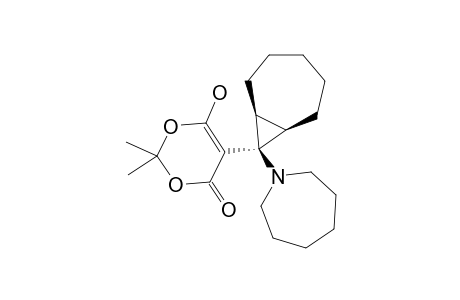 2,2-DIMETHYL-5-(ENDO-8-HEXAHYDROAZEPINIO-BICYCLO-[5.1.0]-OCT-8-YL)-4-OXO-4H-1,3-DIOXIN-6-OLATE