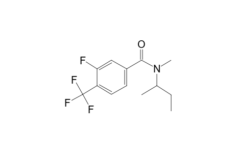 Benzamide, 3-fluoro-4-trifluoromethyl-N-(2-butyl)-N-methyl-