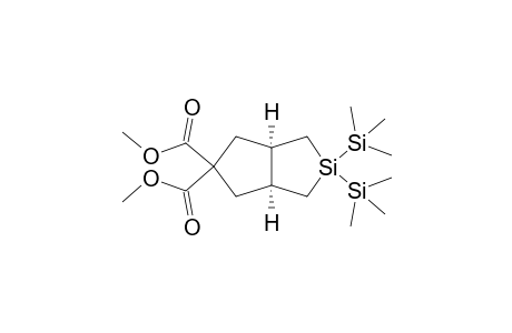 Dimethyl cis-3,3-Bis(trimethylsilyl)-3-silabicyclo[3.3.0]octane-7,7-dicarboxylate