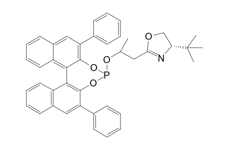 (+)-{2-[(4'S)-(4'-tert-Butyloxazolin-2'-yl)]-2-methylethyl}-[(S)-(3,3'-diphenyl)binaphthyl-2,2'-diyl]phosphite