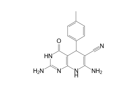 2,7-Diamino-4-oxo-5-(p-tolyl)-3,4,5,8-tetrahydropyrido[2,3-d]pyrimidine-6-carbonitrile