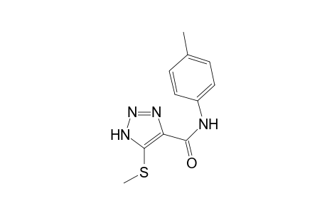 1,2,3-Triazole-4-carboxamide, 5-methylthio-N-(4-tolyl)-