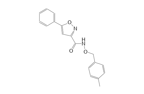 N-[(4-methylbenzyl)oxy]-5-phenyl-3-isoxazolecarboxamide