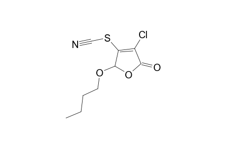 3-Chloro-5-butoxy-4-thiocyanatofuran-2(5H)-one