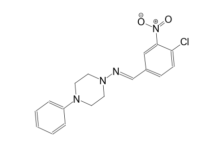 1-piperazinamine, N-[(E)-(4-chloro-3-nitrophenyl)methylidene]-4-phenyl-