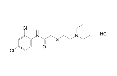 2',4'-dichloro-2-{[2-(diethylamino)ethyl]thio}acetanilide, monohydrochloride