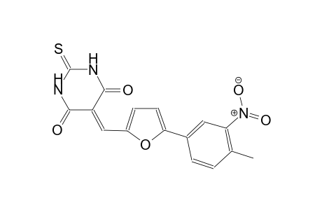 5-{[5-(4-methyl-3-nitrophenyl)-2-furyl]methylene}-2-thioxodihydro-4,6(1H,5H)-pyrimidinedione