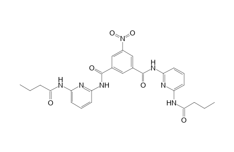 1,3-Bis[[[6-(1-butyrylamino)pyrid-2-yl]amino]carbonyl]-5-nitrobenzene