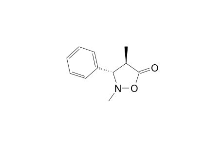 3,4-(trans)-2(N),4-Dimethyl-3-phenyl-1,2-isoxazolidin-5-one