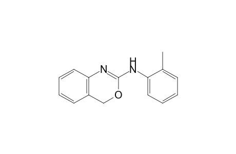 4H-3,1-Benzoxazin-2-amine, N-(phenylmethyl)-