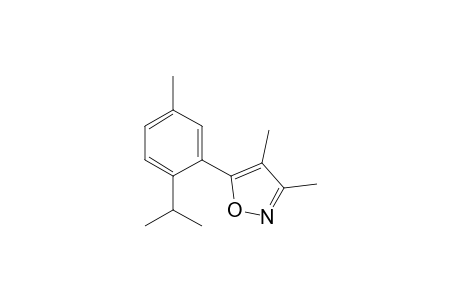 Isoxazole, 3,4-dimethyl-5-[5-methyl-2-(1-methylethyl)phenyl]-