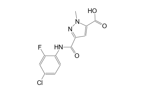 3-[(4-chloro-2-fluoroanilino)carbonyl]-1-methyl-1H-pyrazole-5-carboxylic acid