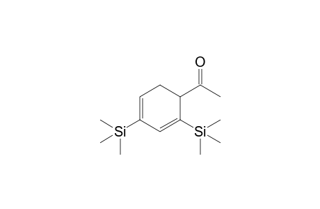 1-[2,4-bis(trimethylsilyl)-1-cyclohexa-2,4-dienyl]ethanone