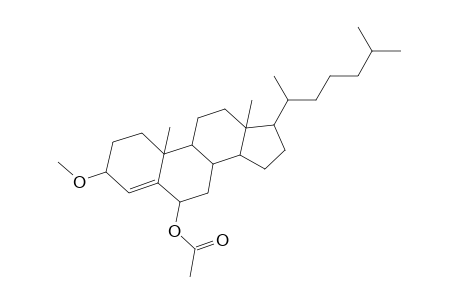 Cholest-4-en-6-ol, 3-methoxy-, acetate, (3.beta.,6.beta.)-
