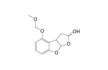 2,3,3a,8a-Tetrahydro-4-(methoxymethyoxy)-furo[2,3-b]benzofuran-2-ol