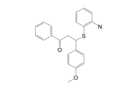 3-[(o-AMINOPHENYL)THIO]-3-(p-METHOXYPHENYL)PROPIOPHENONE