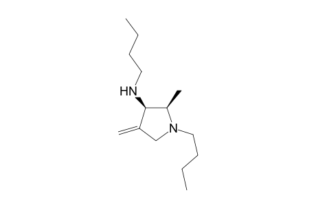 (2R,3R)-N,1-dibutyl-2-methyl-4-methylene-3-pyrrolidinamine