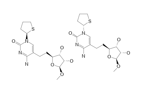 METHYL-(2''R/S)-5,6-DIDEOXY-6-[1-(THIOLAN-2-YL)-CYTOSIN-5-YL]-BETA-D-RIBO-HEXAFURANOSIDE