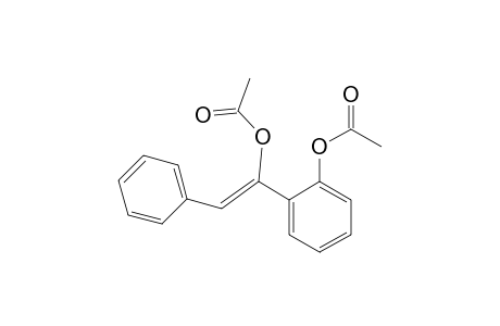 Benzenemethanol, 2-(acetyloxy)-.alpha.-(phenylmethylene)-, acetate, (Z)-